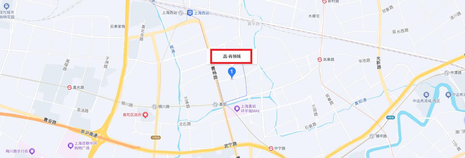 高尚领域交通区位图